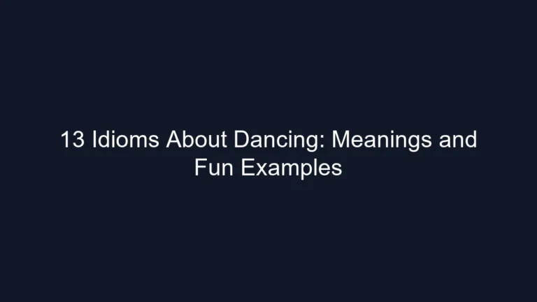 13 Idioms About Dancing: Meanings and Fun Examples